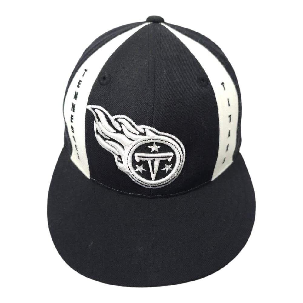 Tennessee Titans NFL Fitted Wool Cap 7 1/4 Mitchell Ness Vintage 00s Trucker Hat